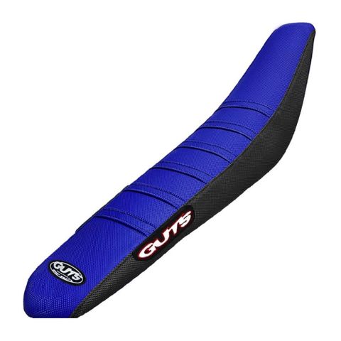 thumbnail image 2 of Dcor Ribbed Seat Cover For Yamaha YZ450F/YZ250F - Black/Black/Blue (Part #30-50-470) 2 of 5