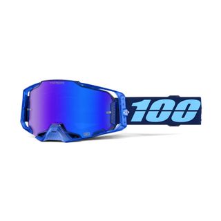 100% Armega HIPER Goggle Coupe Mirror Blue
