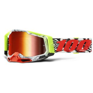 100% Racecraft2 GOGGLE ENGAL MIRROR RED LENS