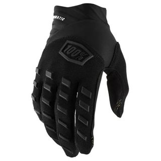 100% Airmatic Black/Charcoal Gloves