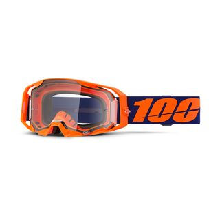 100% ARMATIC Goggle Neon orange - Clear Lens