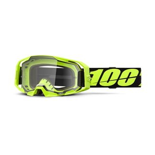 100% ARMATIC Goggle Neon yellow - Clear Lens