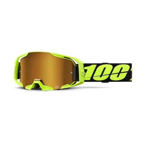 ONE-50060-00004 ARMATIC Goggle Neon Yellow - Mirror True