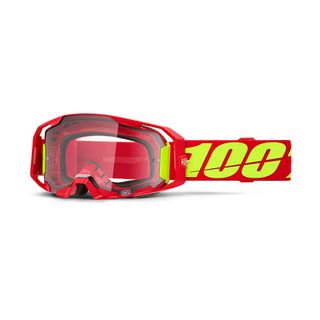 100% ARMATIC Goggle Red - Clear Lens