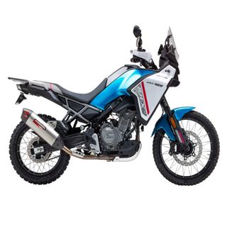 Yoshimura - CF MOTO  IBEX 450 2025 RS-12 ADV Stainless Slip-On Exhaust w/ Stainless Muffler