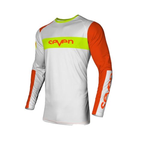 2250090-181-S 25.1 VOX FRACTURE JERSEY WHT/FLO  ORG S