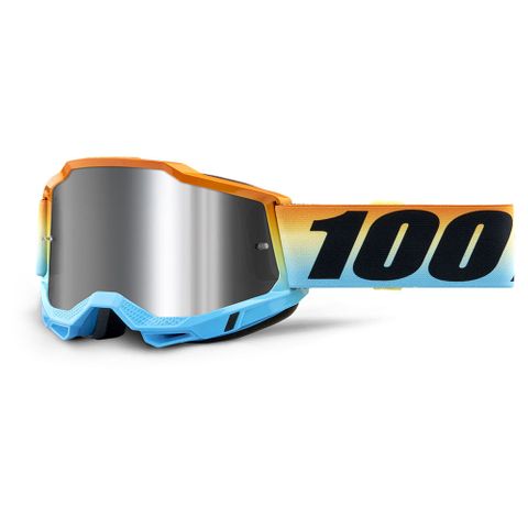 100% Accuri 2 Goggle Sunset Flash Silver Lens