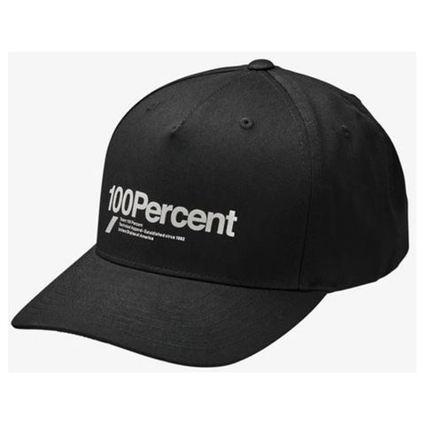 100% Shadow Flexfit Cap X-Fit Black LG/XL