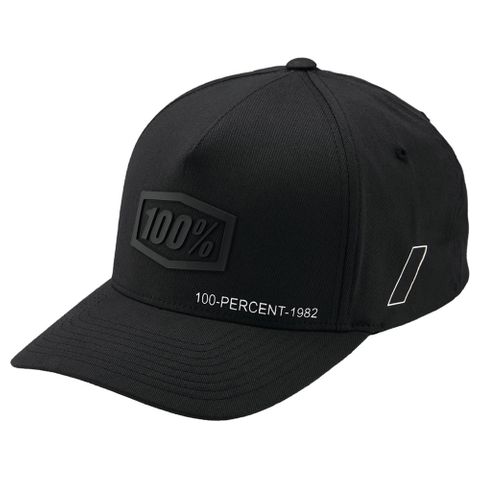 100% Shadow Flexfit Cap X-Fit Black S/M