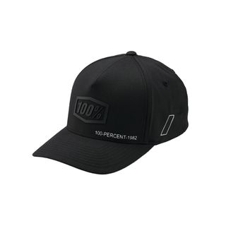 100% Shadow Flexfit Cap X-Fit Black SM/MD