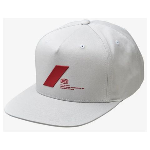 100% Forward Snapback Cap Grey Lyp Fit