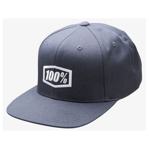 100% Icon Youth Snapback Cap Heather Lyp Fit
