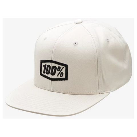 100% Icon Snapback Cap Aj Fit Silver Green - Os