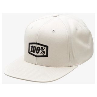 100% Icon Snapback Cap Aj Fit Silver Green - Os