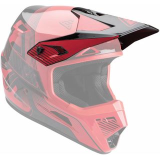 447738 A23 AR1 VENDETTA VISOR RED/BLK