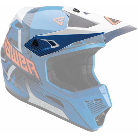 Answer 2023 Ar1 Vendetta Visor Blu/Wht/Hyp Org