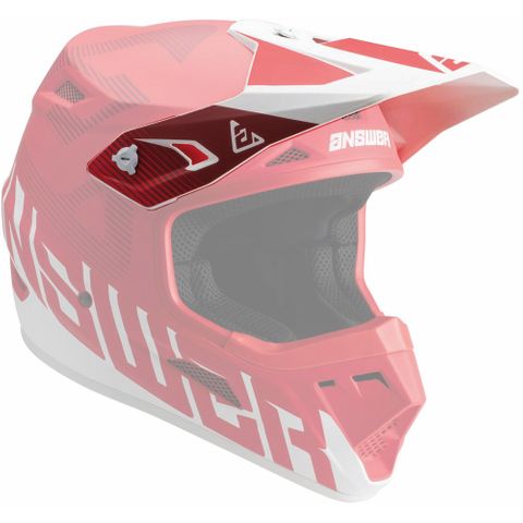 447733 A23 AR1 V2 BOLD VISOR RED/ WHT