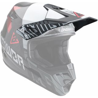 447744 A23 AR3 RONIN VISOR BLK/WHT/CRIMSON