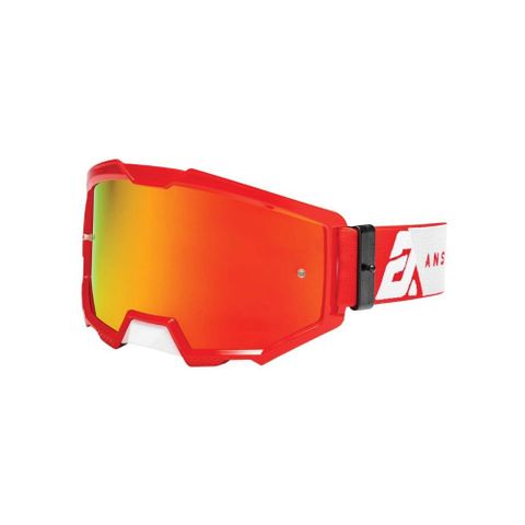 0408-0891-0900 A23 ANSR APEX 3 GOGGLE WHT/RED