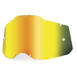 100% Racecraft2, Accuri 2 & Strata2 Mirror Gold Lens