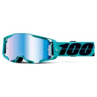 100% Armega Goggle Esterel Mirror Blue Lens