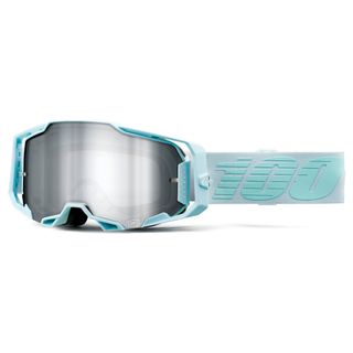 100% Armega Goggle Fargo Mirror Silver Lens