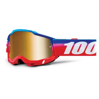 100% Accuri 2 Goggle Unity Mirror True Gold Lens