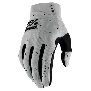 ONE-10010-00040 RIDEFIT GLOVES SLASHER SILVER SM