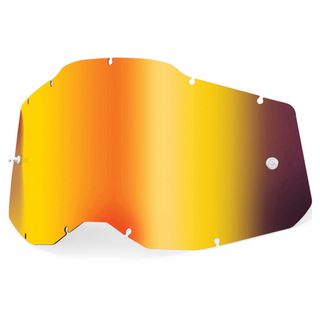 100% Racecraft2, Accuri 2 & Strata2 Mirror Red Lens