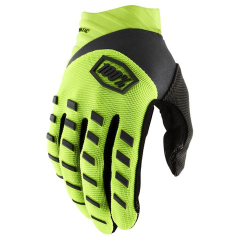 ONE-10000-00014 AIRMATIC GLOVE  FLO YELLOW/BLK  XXL