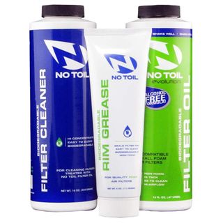 No Toil Evolution 3 Pack Air Filter Oil, Cleaner & Rim Grease 475Ml