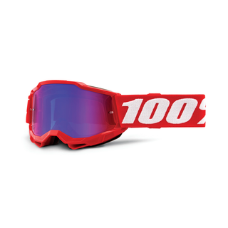 100% Accuri 2 Youth Goggle Red Mirror Red/Blue Lens