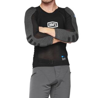 ONE-90411-001-12 100% TARKA Long Sleeve Black  LG