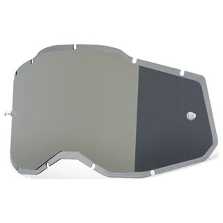 100% Racecraft2, Accuri 2 & Strata2 Injected Mirror Silver Lens