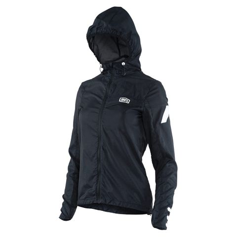 ONE-25100-001-13 FA18 WOMENS AERO TECH WINDBREAKER BLK XL