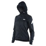 100% Womens Black Aero Tech Windbreaker