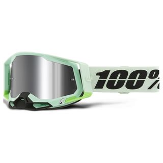 100% Racecraft2 Goggle Palomarmirror Silver Flash