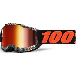 100% Accuri 2 Youth Goggle Geospace Mirror Red Lens