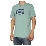 100% Icon T-Shirt Ocean Blue