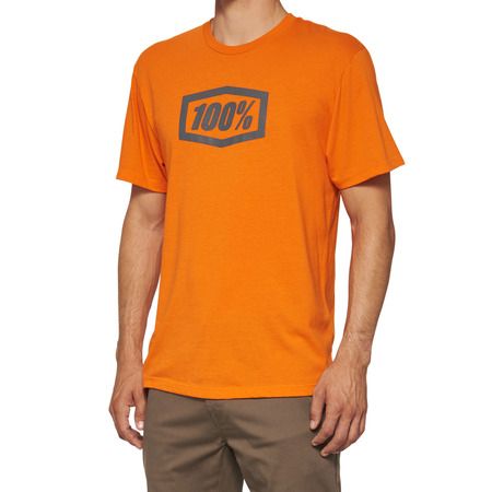 100% Icon T-Shirt Orange