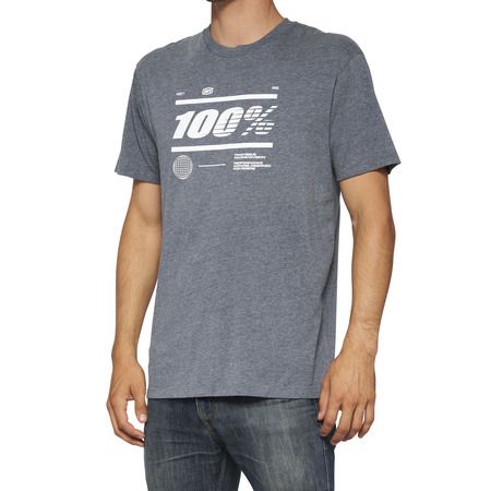 100% T-Shirt Global Heather Grey