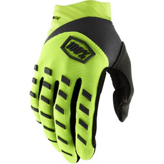 ONE-10001-00006 AIRMATIC GLOVE  FLO YELLOW/BLK  Y-LG