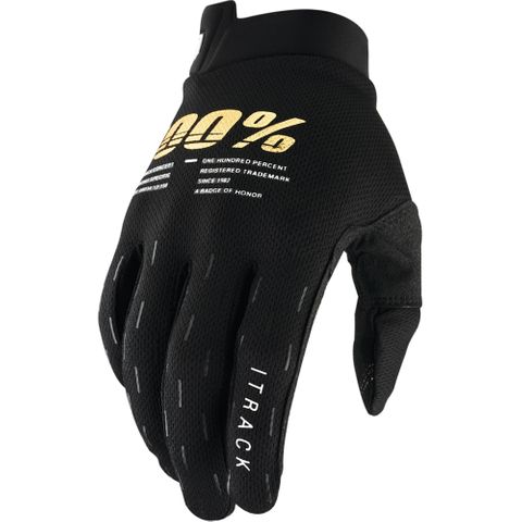 ONE-10008-00005 ITRACK GLOVE  BLACK  SM