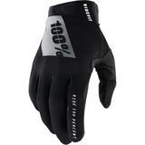 100% Ridefit Black Gloves