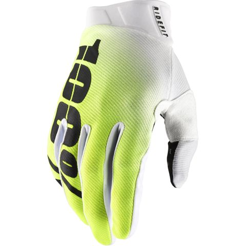 ONE-10010-00017 RIDEFIT GLOVES KORP YELLOW LG