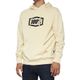 ONE-20029-00006 ICON PULLOVER HOODIE FLEECE CHALK MD