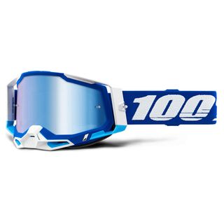 100% Racecraft2 Goggle Blue Mirror Blue Lens