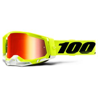 100% Racecraft2 Goggle Yellow Mirror Red Lens