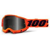 100% Accuri 2 Sand Goggle Orange Smoke Lens