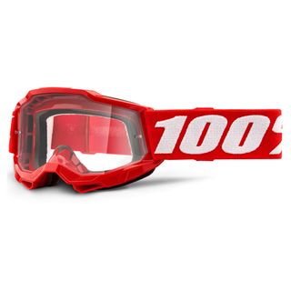 100% Accuri 2 Youth Goggle Red Clear Lens